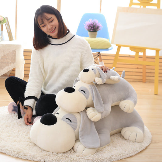 Animated Cuddles: Cute Cartoon Dog Plush Doll (Super Soft Short Plush).