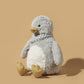 Fashion Gray Duck Plush Doll – Soft Polyester Stuffed Animal Toy