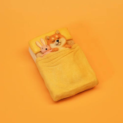 Cute Resin Shiba-Inspired Dog Ornaments, Cartoon Desktop Decorations (Single Dog 3.0 / 4.0)