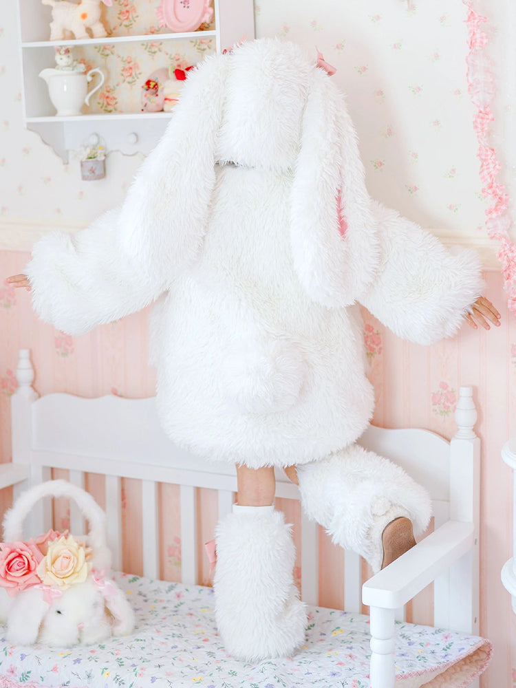 Easter Bunny Parent-Child Costume, Matching Family Jumpsuit for Easter Celebrations
