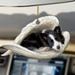 Sleeping Dog Angel Car Pendant, Acrylic Hanging Ornament for Cars, Doors & Home Decor