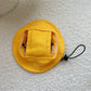 Cat & Dog Sun Hat with Exposed Ears, Pet Bucket Hat for Outdoor Protection