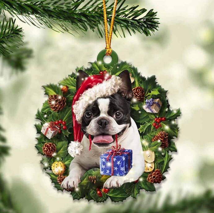 Sleeping Dog Angel Car Pendant, Acrylic Hanging Ornament for Cars, Doors & Home Decor