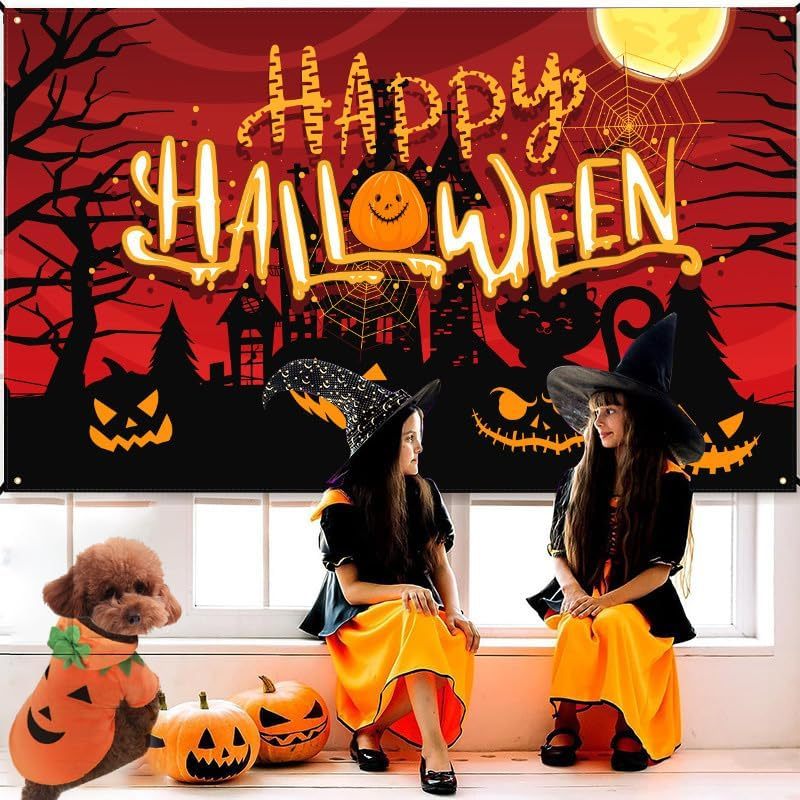 Dog Hoodie, Cute Funny Halloween Pumpkin Cosplay Costume | Warm Fleece Puppy Clothes