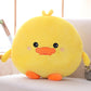 Cloud-Soft Cuddles: Little Yellow Duck Stuffed Toy (Stretch Spandex & Down Cotton).
