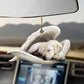 Sleeping Dog Angel Car Pendant, Cute Acrylic Hanging Ornament for Cars, Doors & Home Decor