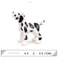 Realistic Plastic Dog Model Toy, Large Cognitive Animal Figures for Kids & Collectors