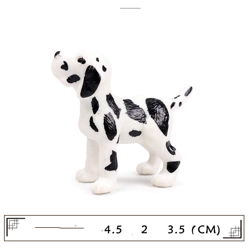 Realistic Plastic Dog Model Toy, Large Cognitive Animal Figures for Kids & Collectors