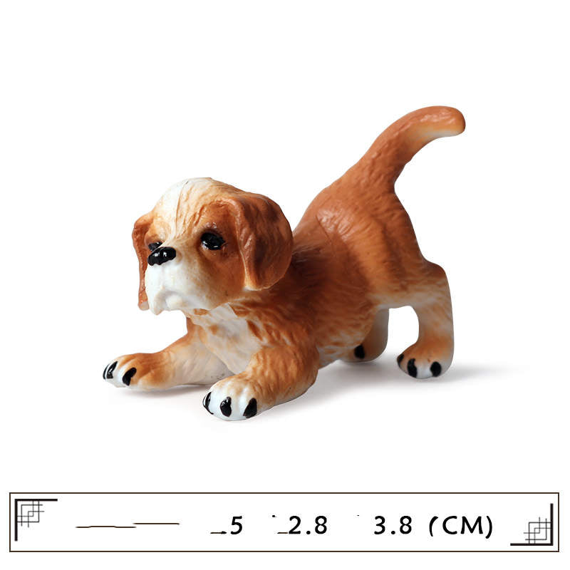 Realistic Plastic Dog Model Toy, Large Cognitive Animal Figures for Kids & Collectors