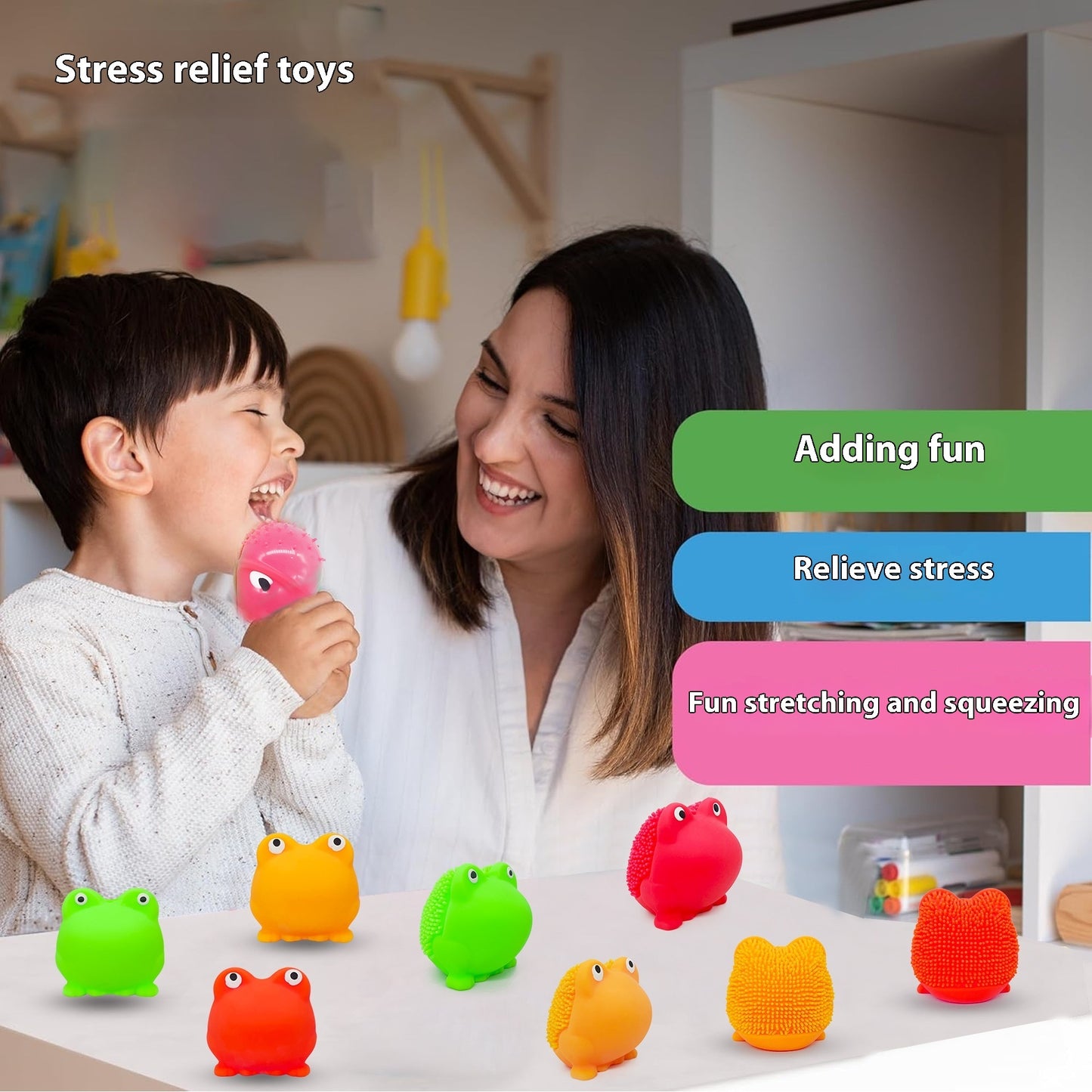 Stress Buster: Creative Pressure Relief TPR Vent Frog Squeezing Decompression Toy.