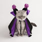 Halloween Demon Cloak & Horn Hat Costume for Pets, Cat & Dog Cosplay Outfit