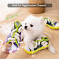 Dog Toys Shoes, Pet Cotton Rope Slippers with Sound, Teeth Cleaning & Built-in BB Airbag Ball