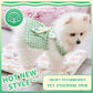 Summer Small Dog Clothes, Pet Harness Dress with Leash for Puppy & Chihuahua Outdoor Wear