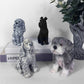 Cute Realistic Dog Ornaments, Pastoral Style Resin Desktop Decoration for Living Room & Home Display