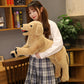 Lifelike Cuddles: Simulation Dog Plush Toy (Short Plush, PP Cotton Filled).