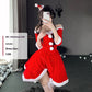 Christmas Bunny Cosplay Uniform, Gold Velvet Women’s Costume Set (Free Size)