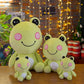 Crystal Soft Comfort: Cute Little Frog Plush Doll for Gifts and Decoration.