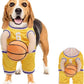 Pet Costumes, Dog Basketball Player Costume for Halloween, Sports Cosplay & Funny Dress-Up