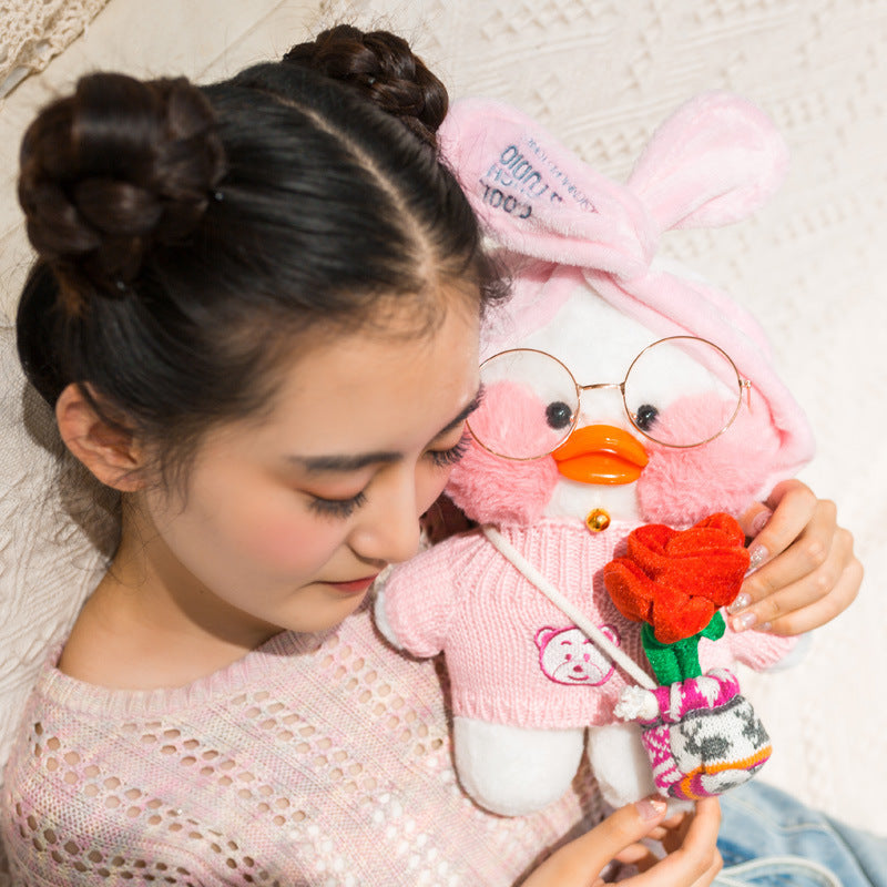 Internet Darling: Lalafanfan Cafe Mimi Hyaluronic Acid Duck Plush Doll (Safe, Soft, Collectible).