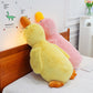 Cute Little Yellow Duck Sleeping Pillow – Soft Lying Duck Plush Doll for Cozy Sleep