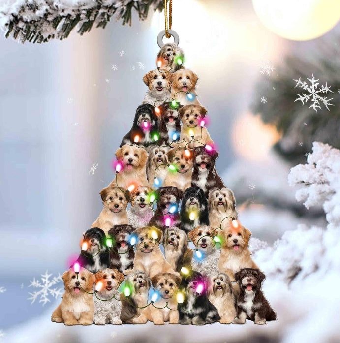 Sleeping Dog Angel Car Pendant, Acrylic Hanging Ornament for Cars, Doors & Home Decor