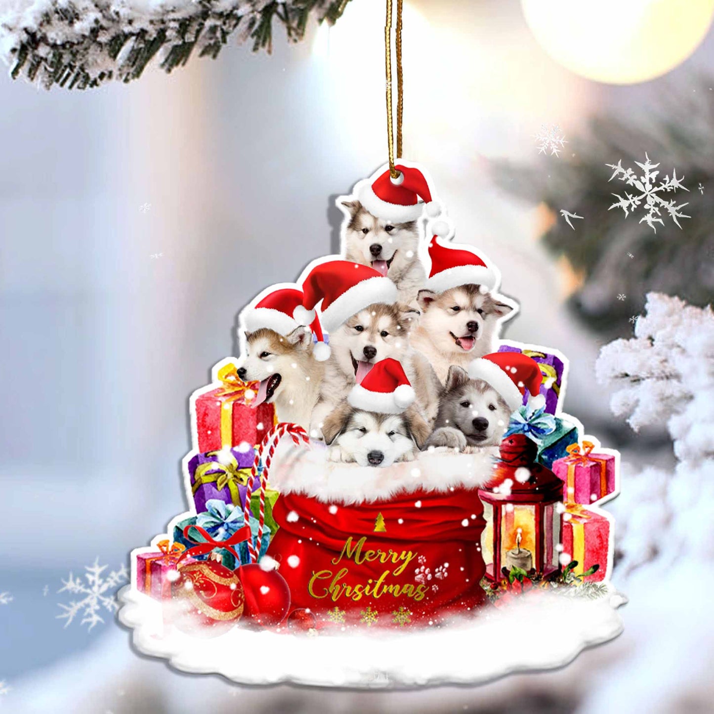 Sleeping Angel Dog Car Pendant, Acrylic Hanging Ornament for Cars, Doors & Home Display