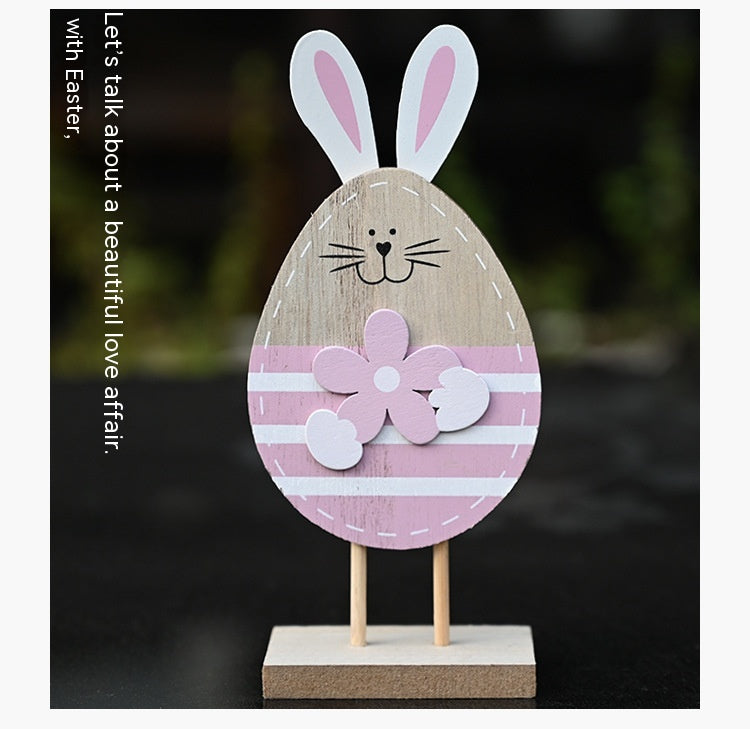 Easter Bunny Action Figure Dwarf Old Man Faceless Doll Decorative Ornaments