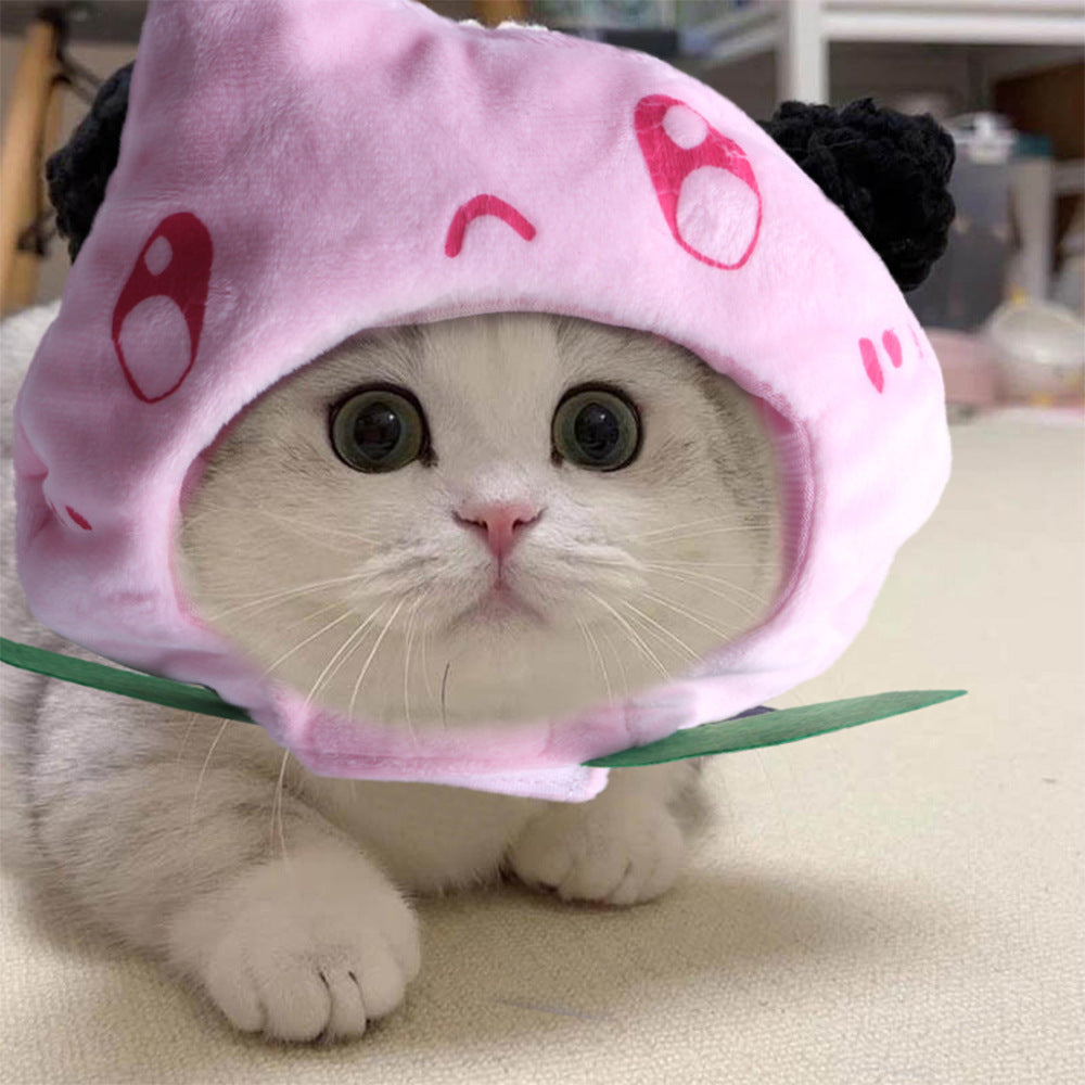 Cute Cartoon Pet Headgear, Sunflower, Animal & Character Hats for Cats and Small Dogs