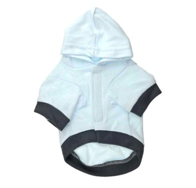 “Hug The Dog” Printed Pet T-Shirt with Hat, Cotton Casual Clothing for Small Dogs & Teddy Breeds