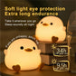 Doudou Duck Silicone Alarm Lamp – USB Rechargeable Bedside Ambience Night Light with Timer