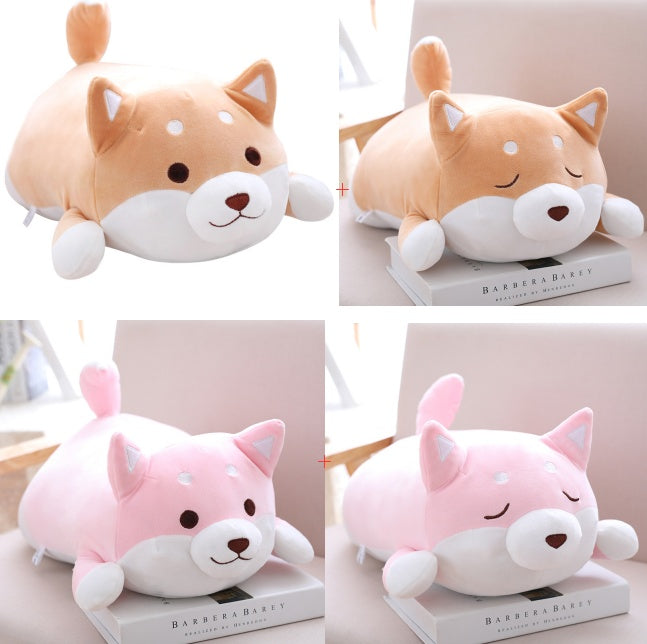 Maximum Squish: Soft Fat Chai Shiba Inu Dog Plush Pillow ($\mathbf{35}$ or $\mathbf{55\text{cm}}$).