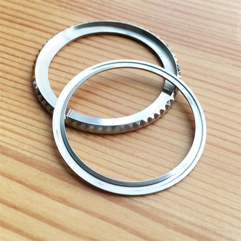 Fine Steel Dog-Tooth Ring Bottom Bracket Gasket, Steel Support Gasket for 40mm Mechanical Watches