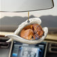 Sleeping Dog Angel Car Pendant, Acrylic Hanging Ornament for Cars, Doors & Home Decor
