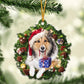 Sleeping Dog Angel Car Pendant, Acrylic Hanging Ornament for Cars, Doors & Home Decor