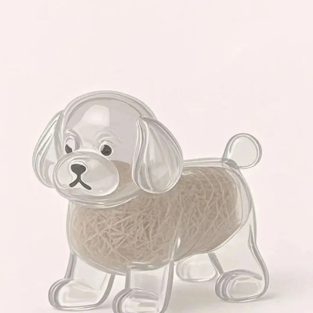 Dog Fur Storage Keychain, Cute Silicone Pet Pendant Accessory