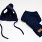 Autumn & Winter Pet Wool Scarf and Hat Set, Trendy Dog Hat & Bib for Teddy, Pomeranian & Small Breeds
