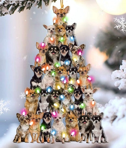 Sleeping Dog Angel Car Pendant, Acrylic Hanging Ornament for Cars, Doors & Home Decor