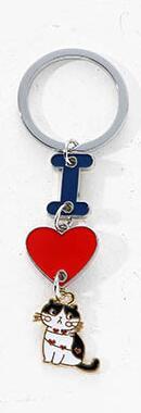 INS Love Dog Pendant, Metal Bag Charm & Keychain Accessory