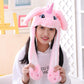 Luminous Bunny Hat, Cute Rabbit Hat With Moving Ears & Light-Up Design