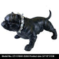 Dog Ornaments for Home Decoration, Modern Simple Resin Figurines for Living Room & Study