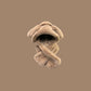 Sweet & Cozy: Cute Khaki Ears Plush Hat (Warm, Versatile, Cartoon Style).