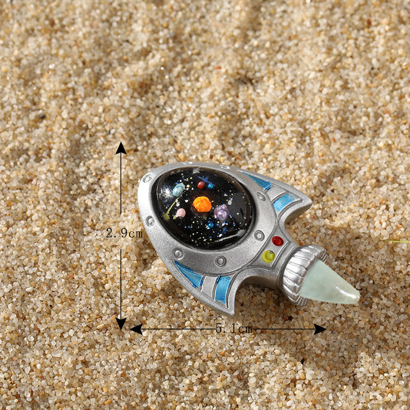 Cartoon Bunny Resin Ornament, Cute Decorative Figurine