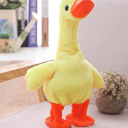 Interactive Fun: USB Charging Singing & Talking Little Yellow Duck Toy (Walks & Records).