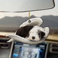 Sleeping Dog Angel Car Pendant, Acrylic Hanging Ornament for Cars, Doors & Home Decor