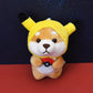 Corgi Dog Doll Bag Pendant, Super Soft Plush Animal Keychain