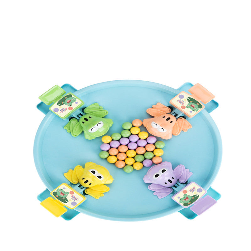 Family Fun: Puzzle Frog Peas Board Game Series for Parent-Child Interaction (Ages 3+).