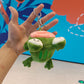 Sausage Lip Frog Plush Pendant – Funny Mini Frog Doll Keychain Charm (8 cm)