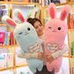 Carrot Bunny Plush Toy, Soft Short-Plush Rabbit with PP Cotton Filling (50cm / 80cm / 1m)