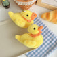 Cute Cole Duck Plush Keychain – Creative Yellow & White Mini Duck Pendant Doll