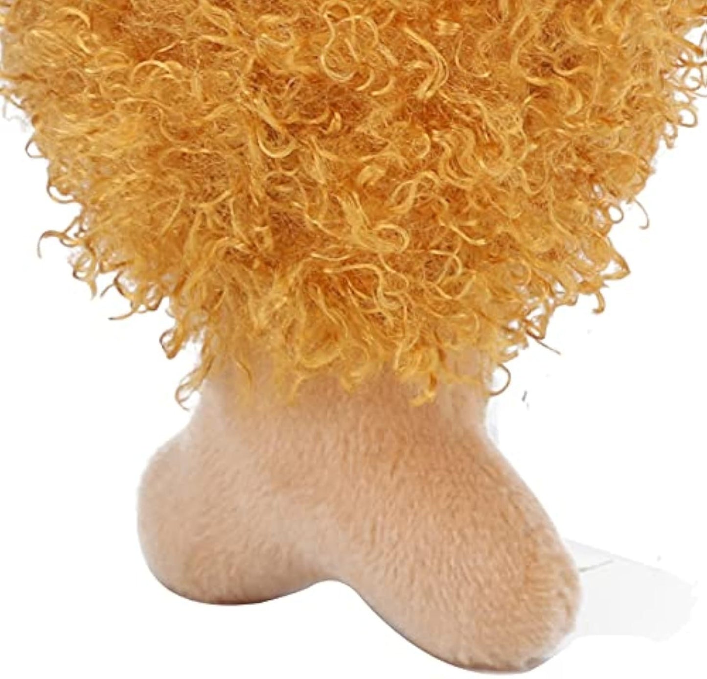 Durable Plush Chicken Drumstick Toy: Sounding, Food-Shaped Pet Chew Toy for Training & Entertainment.